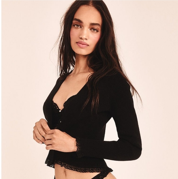 *** Sold ***  For Love and Lemons Nina Cardigan in Black - Picture 6 of 15